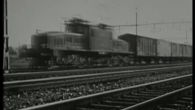 Groceries trains from Italy - A unique film from the archives of the Swiss railways