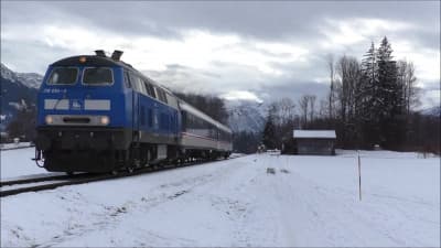 Farewell to Class 218 from Alex  in the Allgäu (D)