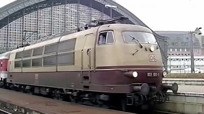 The German Railways (DB) in Cologne in 1996