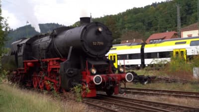 Black Forest tour with a class 52 steam locomotive