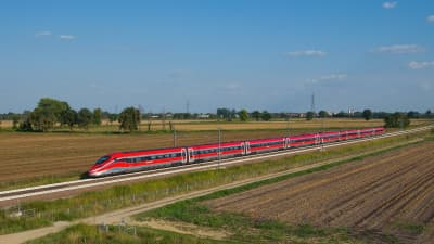 High speed trains in Northern Italy