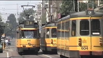 Trams in Amsterdam (NL) - 1990