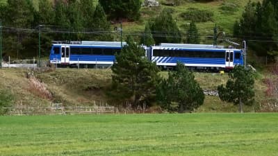 De kleine treinen van de Pyreneeën