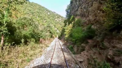 Cabine rit met de ‘Le Train Rouge’ - Rivesaltes naar Axat