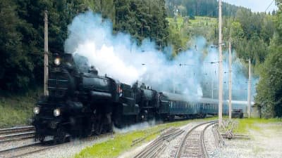 Met stoom op volle kracht door de oostelijke Alpen