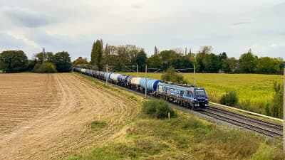 Freight trains at German Praest