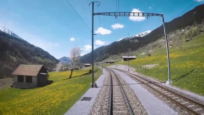 From Chur to Disentis - Switserland's Grand Canyon - Surselva Line