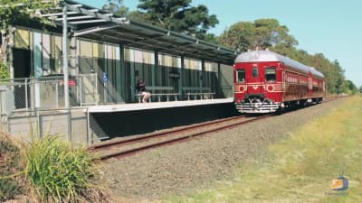 The world's first solar powered train
