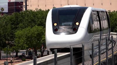 Riding with the Las Vegas Monorail