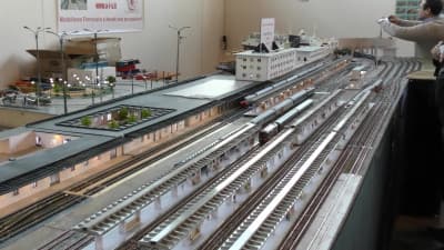 The model railroad of the Associazione Ferrovie Siciliane