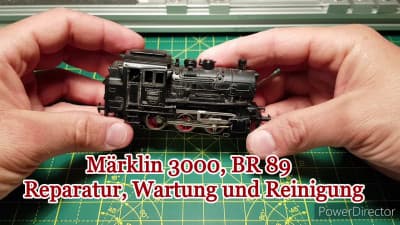 Märklin H0 steam locomotive BR 89 - repairing and cleaning