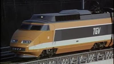The world record of 1981 with a TGV Sud-Est: 380,4 km p/h