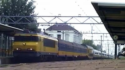 Trainspotting between Amsterdam and Utrecht in 1995