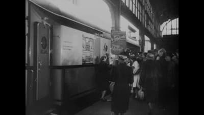 Trein bioscoop in Utrecht - 1935