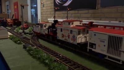 LGB model railroad - the circus train