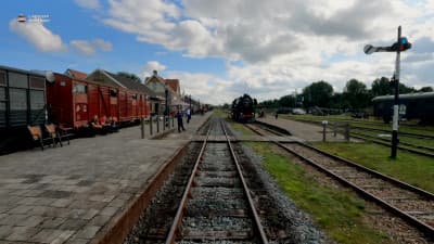 Cab ride museum railway line Stadskanaal - Veendam (NL)