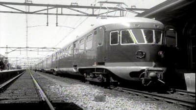 Unique train footages from the Dutch newsreels
