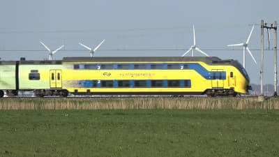 Nederlandse treinen spotten in de lente