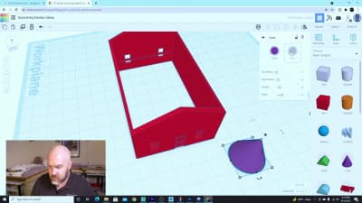 Drawing parts for 3D printing