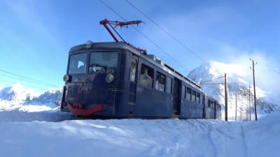 Mont-Blanc Tramway in France