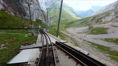 Driver’s Eye View of the World's Steepest Cog Railway