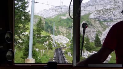 Front Seat Passenger View of the World's Steepest Railway
