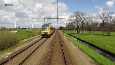 Drive together with a Dutch train driver