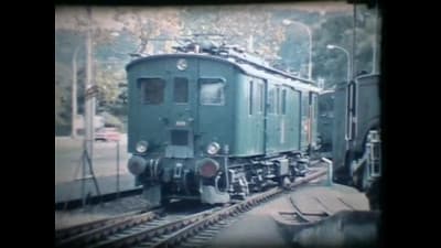 Swiss trainspotting films in Super 8