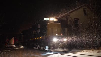 Freights on a Snowy Night - 2018