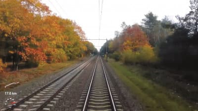 Autumn colours on the Dutch Central Railroad