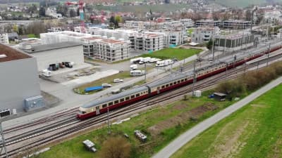 Het orginele RAe treinstel van de Trans Europa Express (TEE) in actie